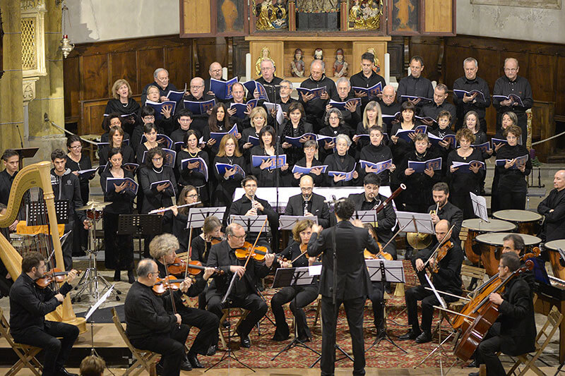 Coro misto della scuola in concerto a Pieve